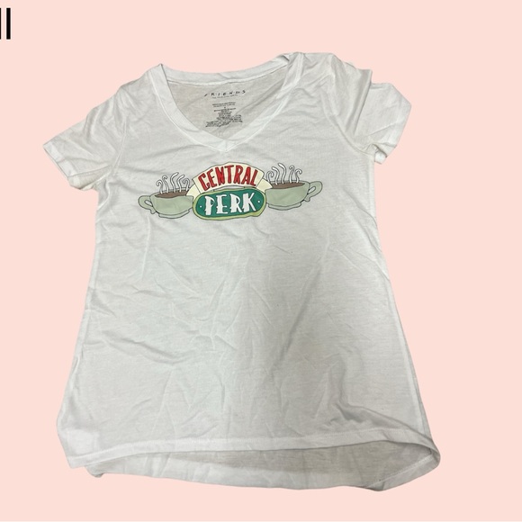 Central Perk Friends White T-Shirt - Picture 1 of 1